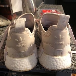 Adidas NMD R1 pale pink. Slightly worn.